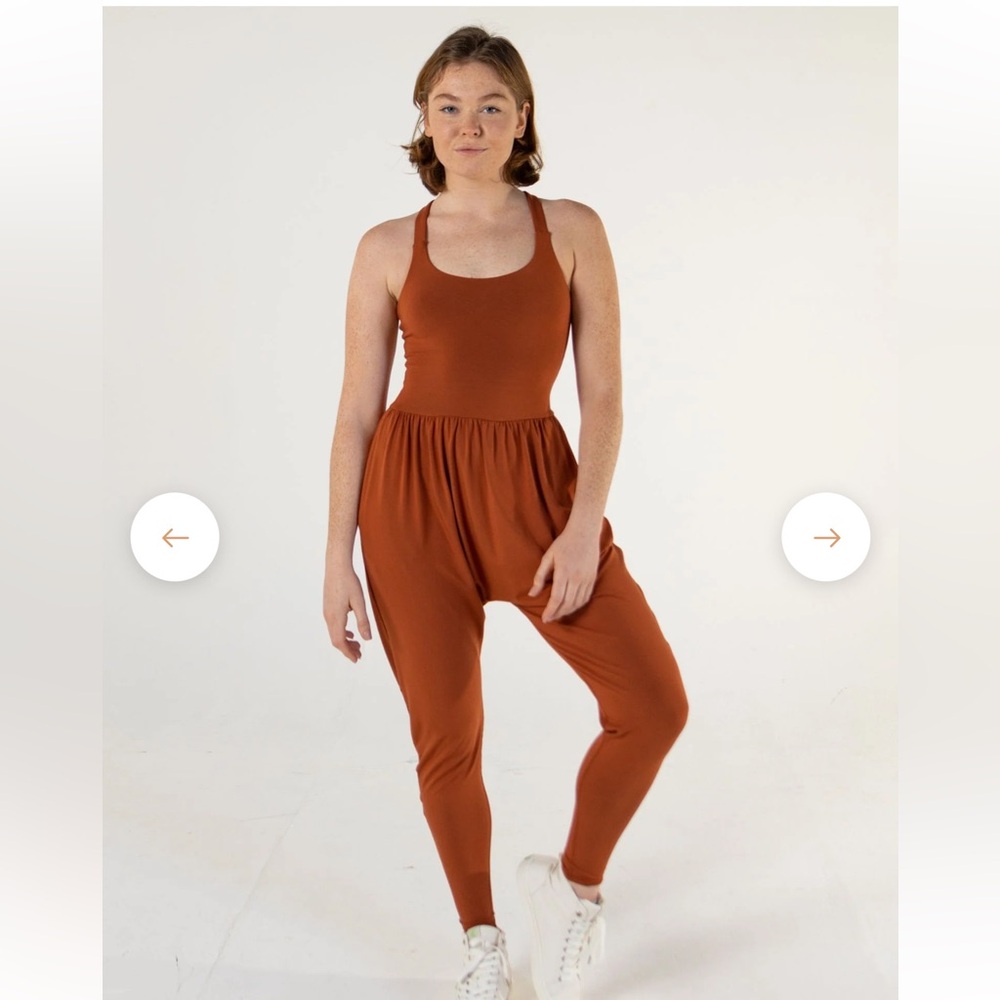 Imbodhi Rust Jumpsuit for Women